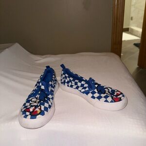 H&M Kids Sonic Blue and White Checkered Sneakers